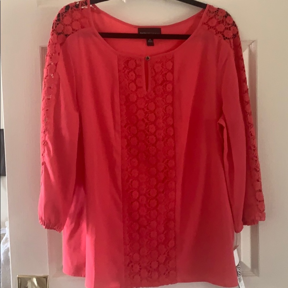SALMON CROCHET TOP